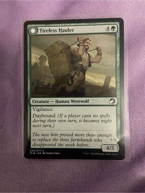 Dire-Strain Brawler Magic: The Gathering Card - Green Werewolf Creature